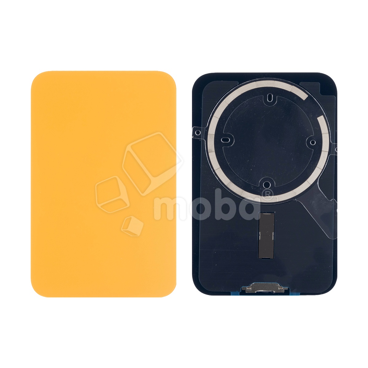 Задняя крышка для iPhone 17 Pro (A3523) Оранжевый (стекло, монолит, MagSafe, логотип) - Премиум