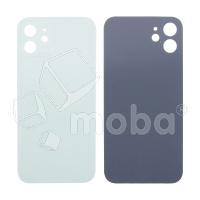 Задняя крышка для iPhone 12 (A2403) Зеленый (стекло, узкий вырез под камеру, логотип) - Премиум