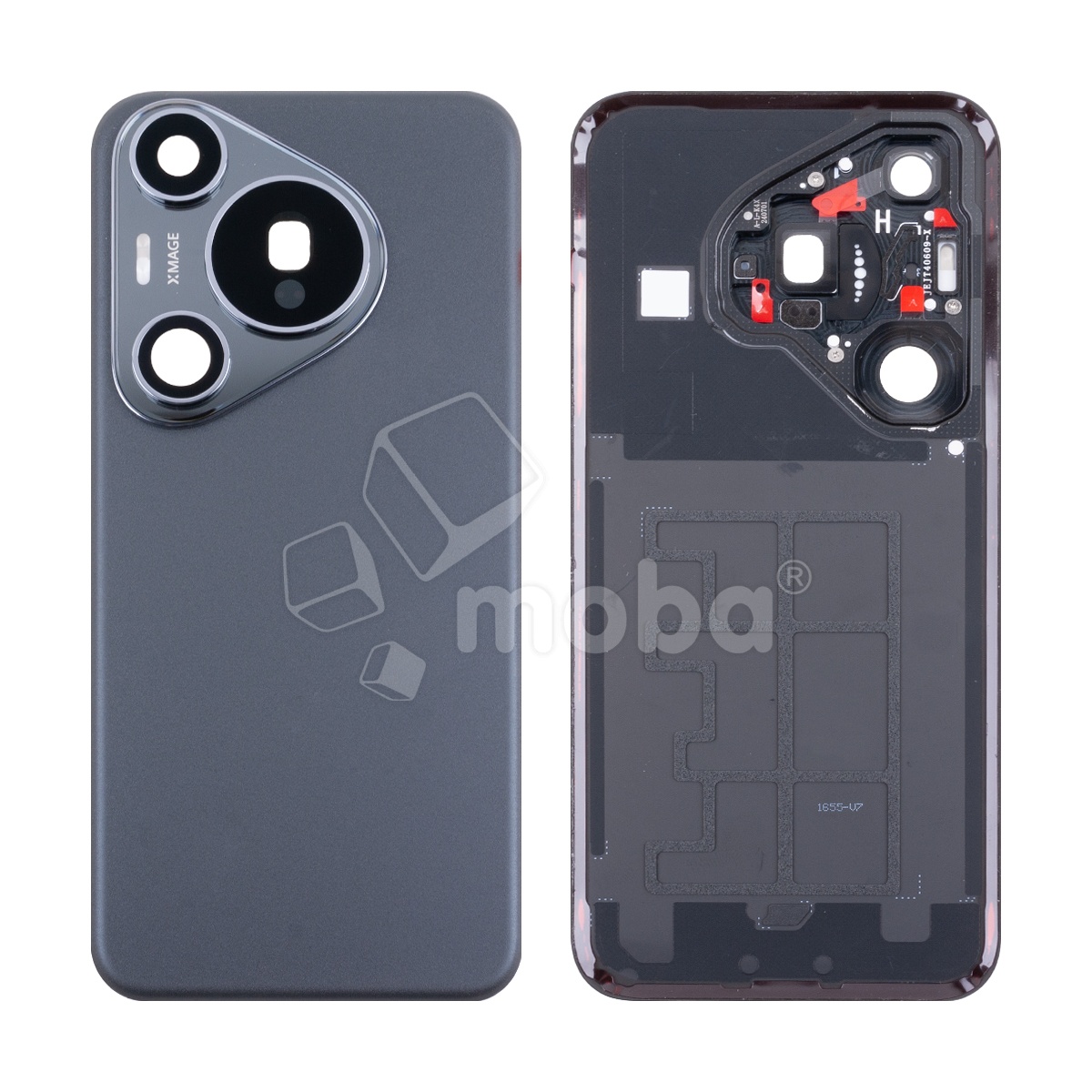 Задняя крышка для Huawei Pura 70 Pro (ADY-LX9/ADY-AL00) Черный - Премиум