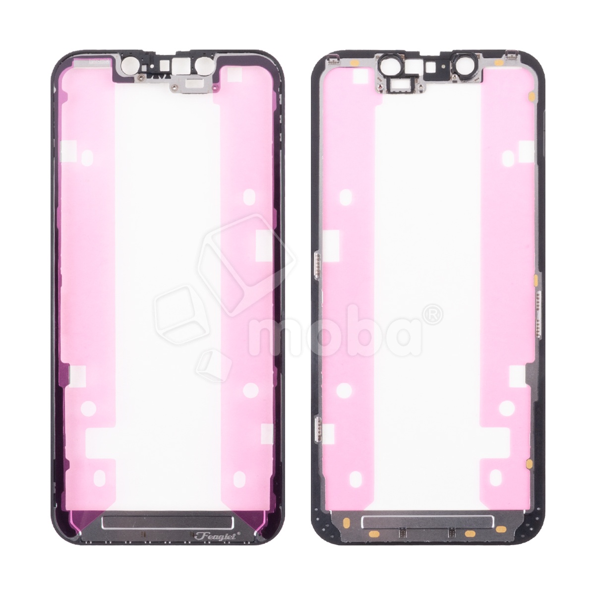 Рамка дисплея для iPhone 13 mini (A2630) Черный - OR (Feaglet)