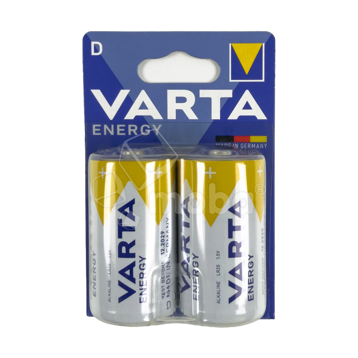 Батарейка D LR20 Varta ENERGY 1.5V (2 шт. в блистере)