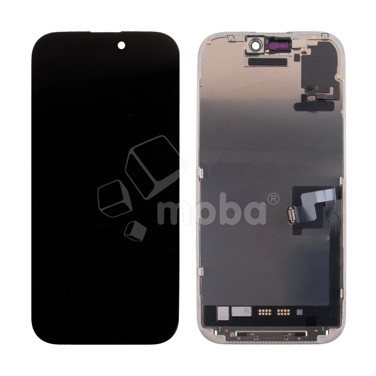 Дисплей для iPhone 16 Pro (A3293) в сборе с тачскрином Черный - OR (SP) (с верификацией “Новая запчасть”)