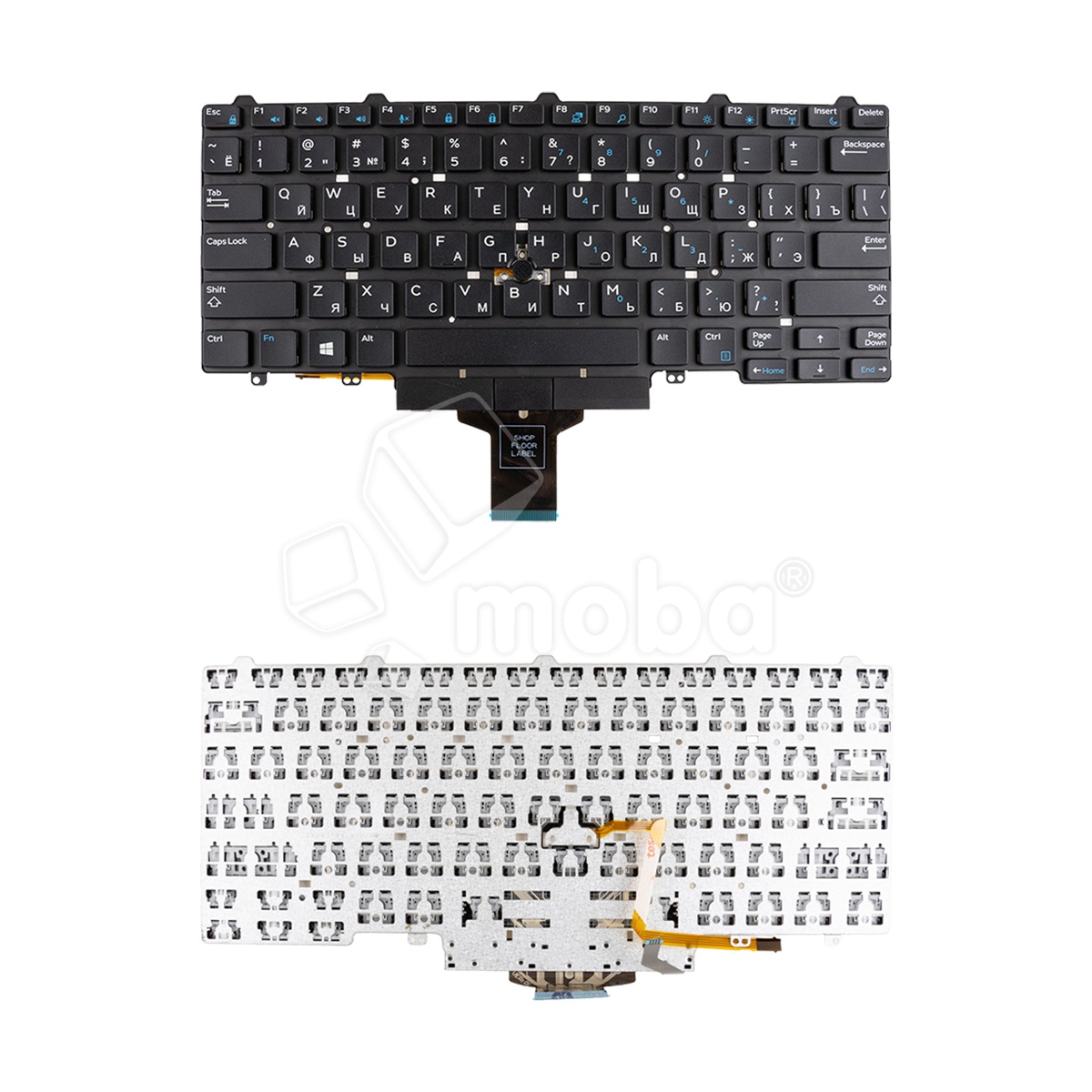 Клавиатура для ноутбука Dell Latitude E5450/E7450/E5470 Черный