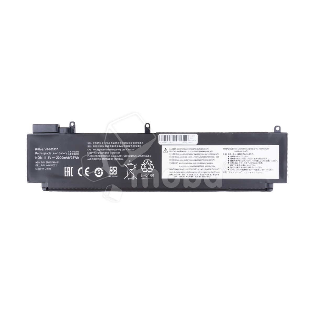 Аккумуляторная батарея для ноутбука Lenovo ThinkPad T460S (00HW022) 2100 mAh