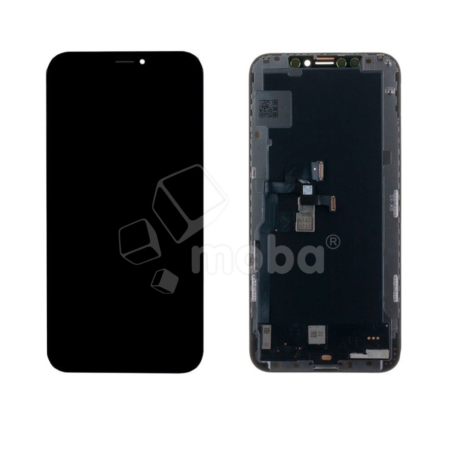 Дисплей для iPhone Xs (A2097/A1920) в сборе с тачскрином Черный - (Hard OLED, Full HD COF, 600 Кд/м²)