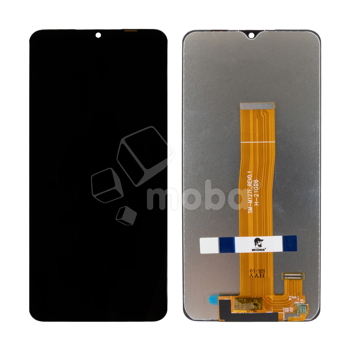 Дисплей для Samsung Galaxy M12 (M127F) в сборе с тачскрином Черный Mecanico - AMP