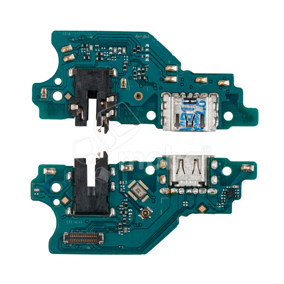 Шлейф для Realme C21/C11 2021/Narzo 50i (RMX3201/RMX3231/RMX3235) плата на системный разъем/разъем гарнитуры/микрофон