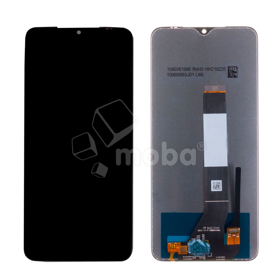 Дисплей для Xiaomi Poco M3/Redmi 9T (M2010J19CG/M2010J19SY) в сборе с тачскрином Черный - Оптима