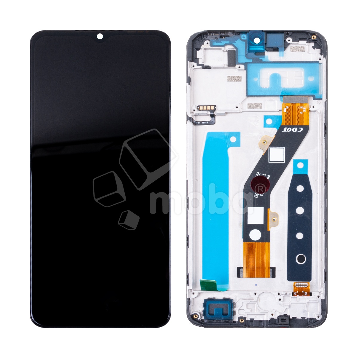 Дисплей для Infinix Smart 7 HD (X6516) модуль с рамкой Черный - OR (HD+, 300 Кд/м², 60 Гц)