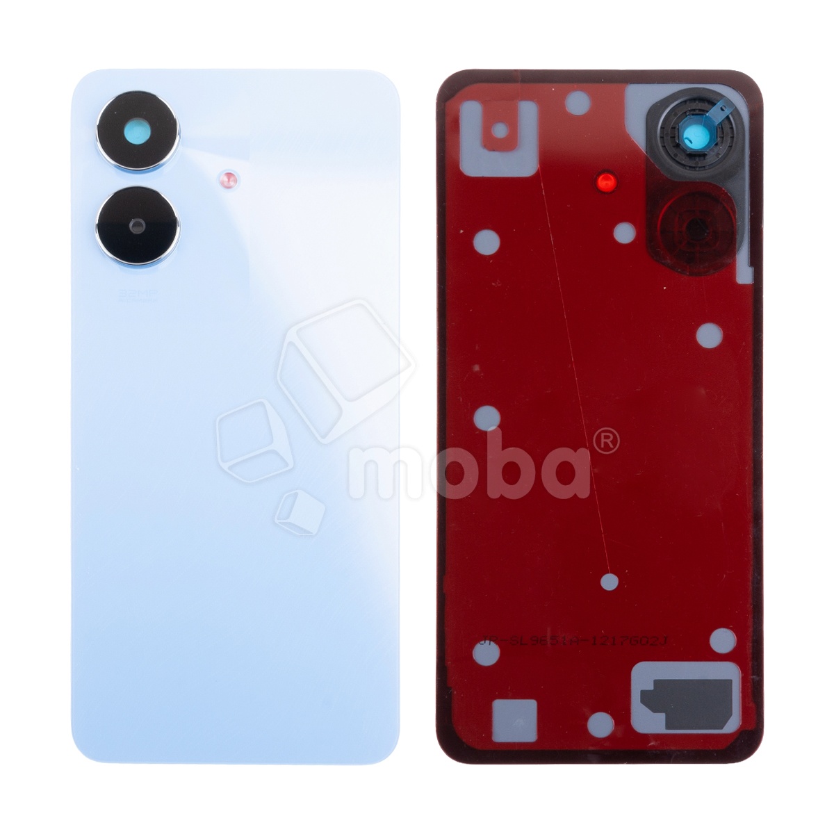 Задняя крышка для Realme Note 60 (RMX3933) Голубой - Премиум