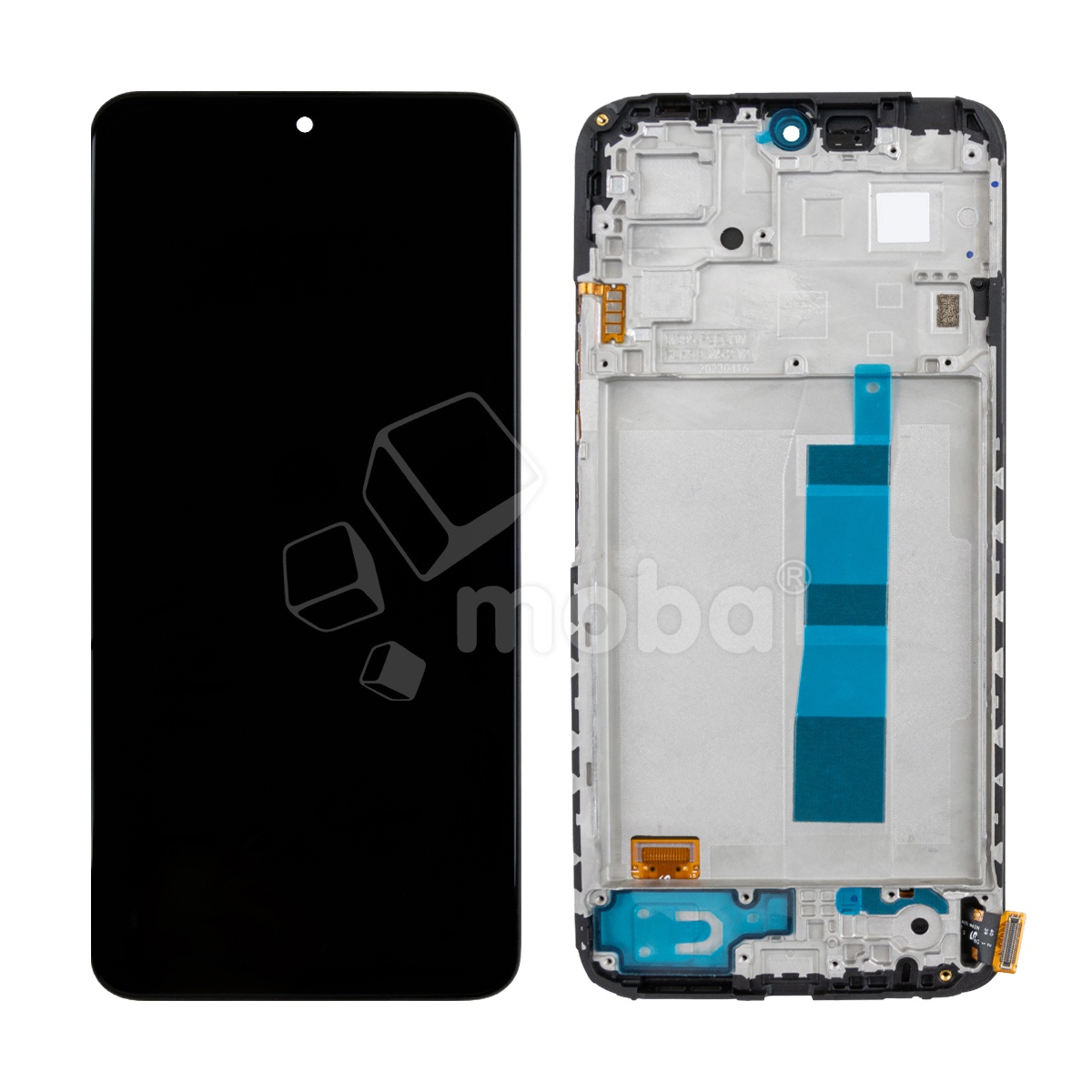 Дисплей для Xiaomi Redmi Note 12 4G (23021RAA2Y/23021RAAEG/23027RAD4I/23028RA60L) модуль с рамкой Черный - OR