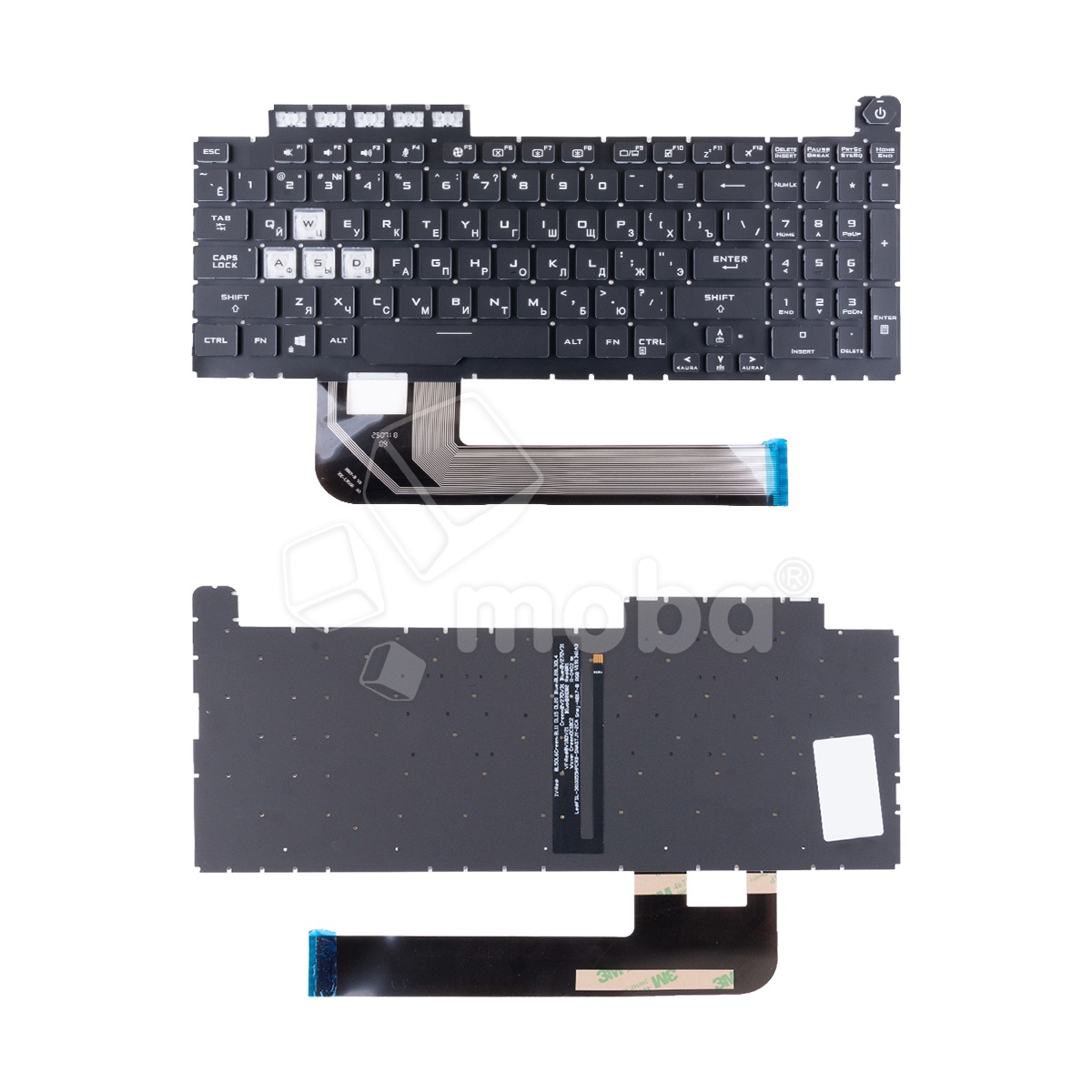 Клавиатура для ноутбука Asus TUF Gaming A15/A17/F15/F17 Черный