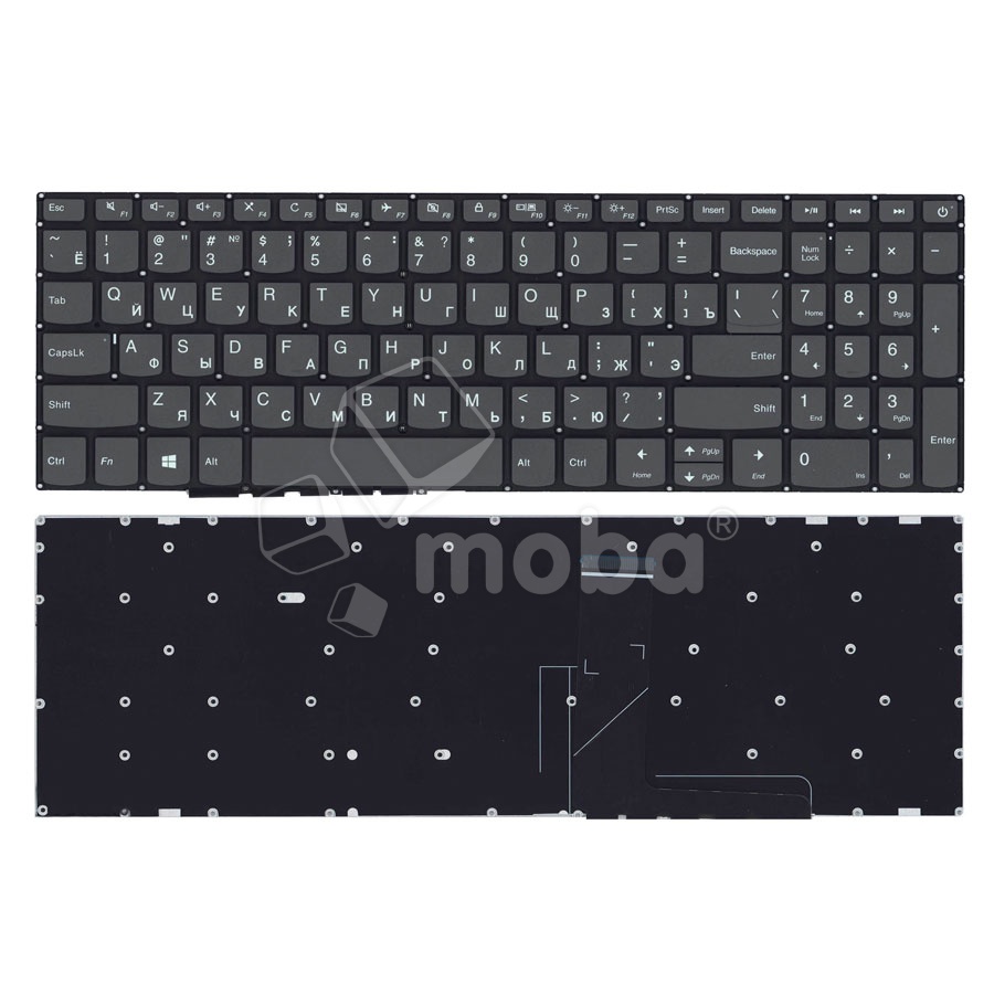 Клавиатура для ноутбука Lenovo IdeaPad 320-15ABR/520-15IBK Черный