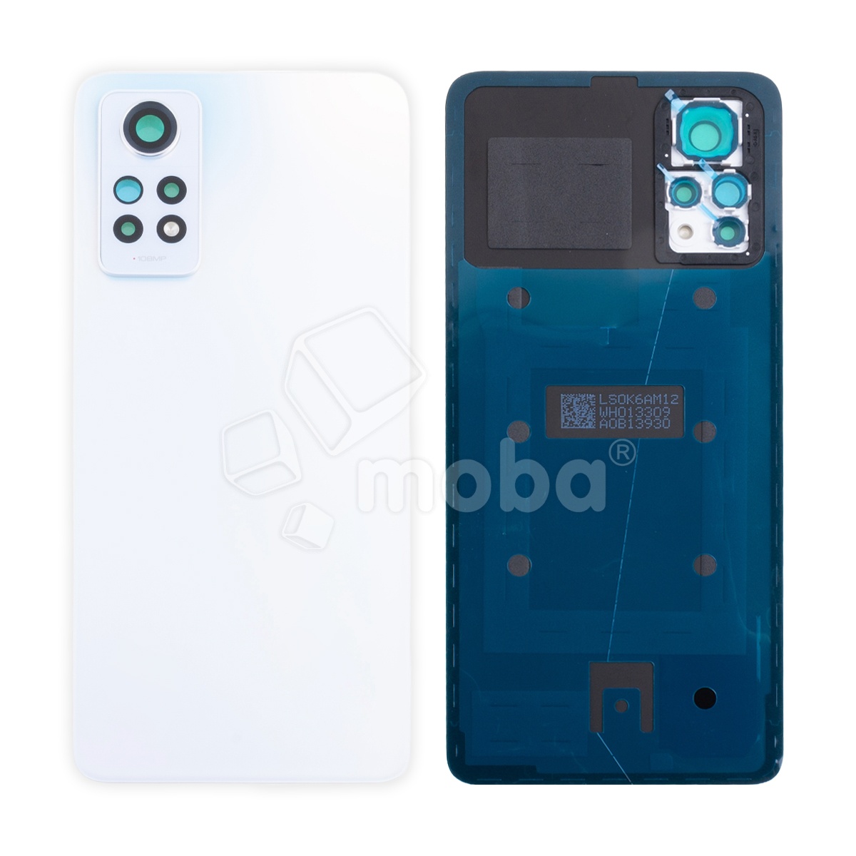 Задняя крышка для Xiaomi Redmi Note 12 Pro 4G (2209116AG) Белый - OR