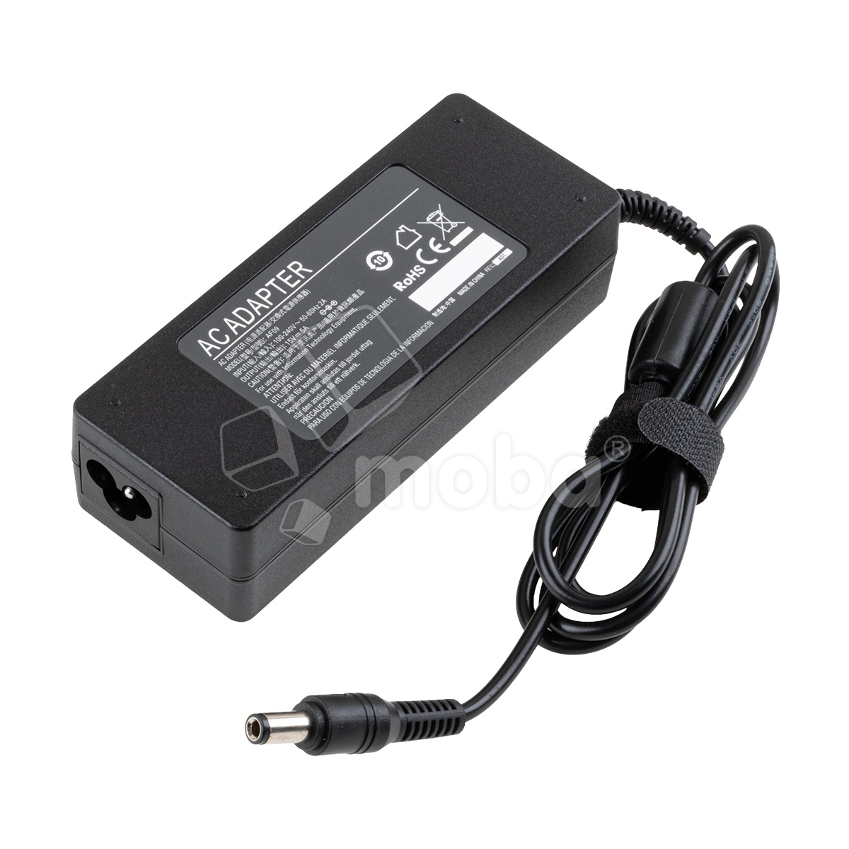 Блок питания (сетевой адаптер) для ноутбука Toshiba 15V, 5A, 75W (6,3×3,0) - Стандарт (без сетевого кабеля)