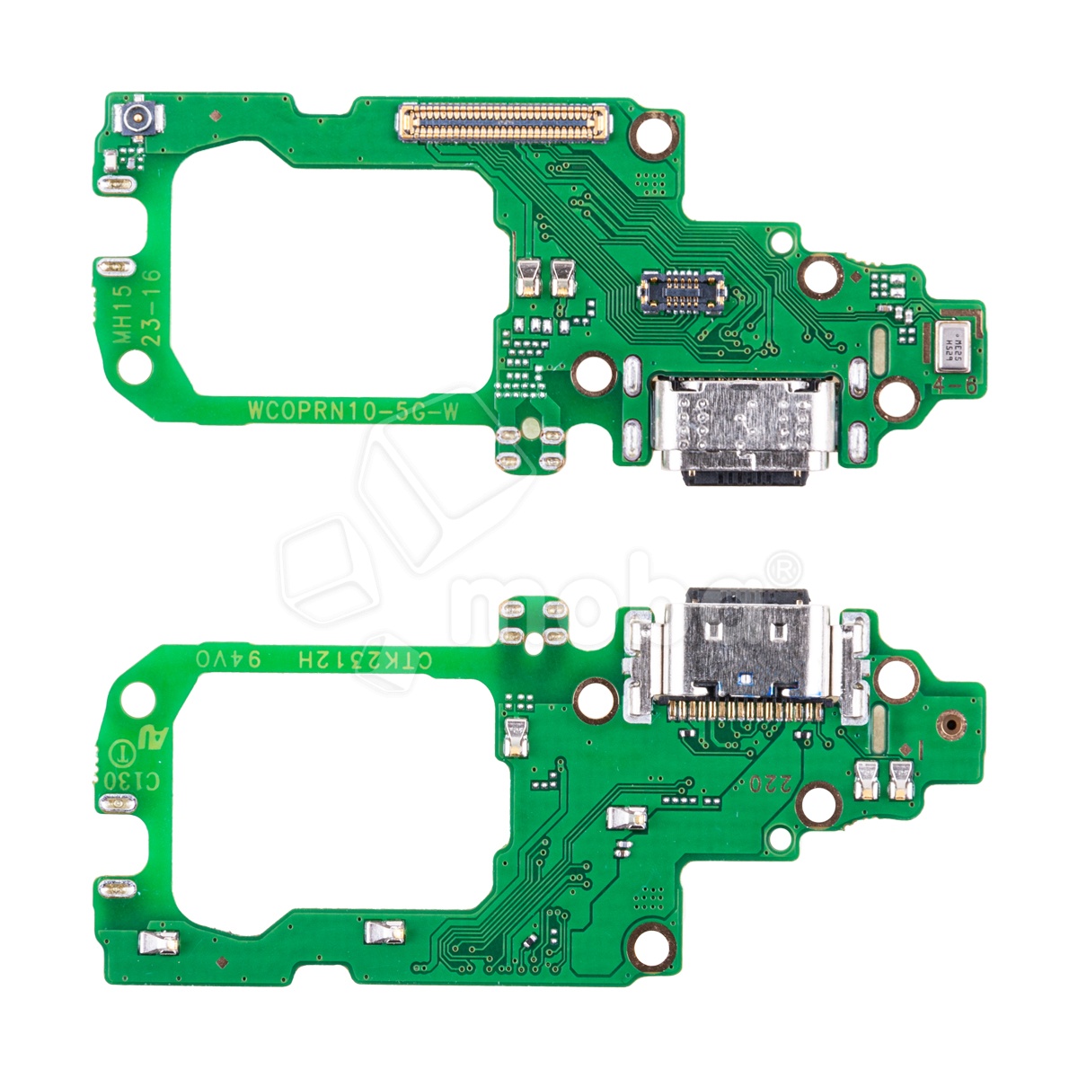 Шлейф для OPPO Reno 10 5G (CPH2531) плата на системный разъем/микрофон