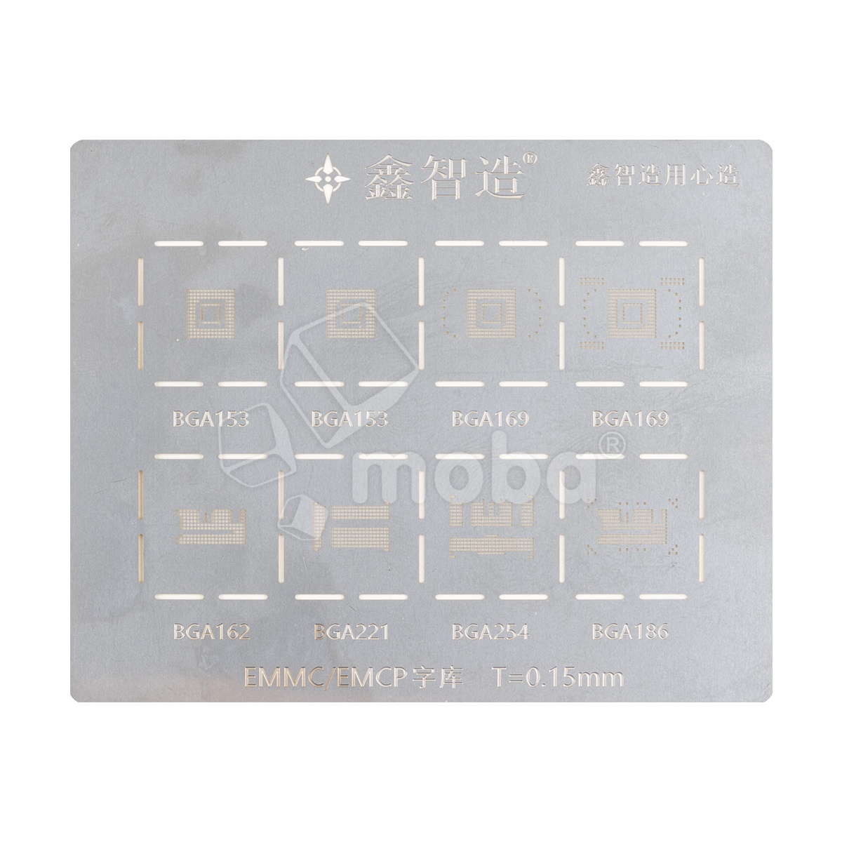 BGA трафарет XZZ EMCP/EMMC 153/162/169/186/221/254