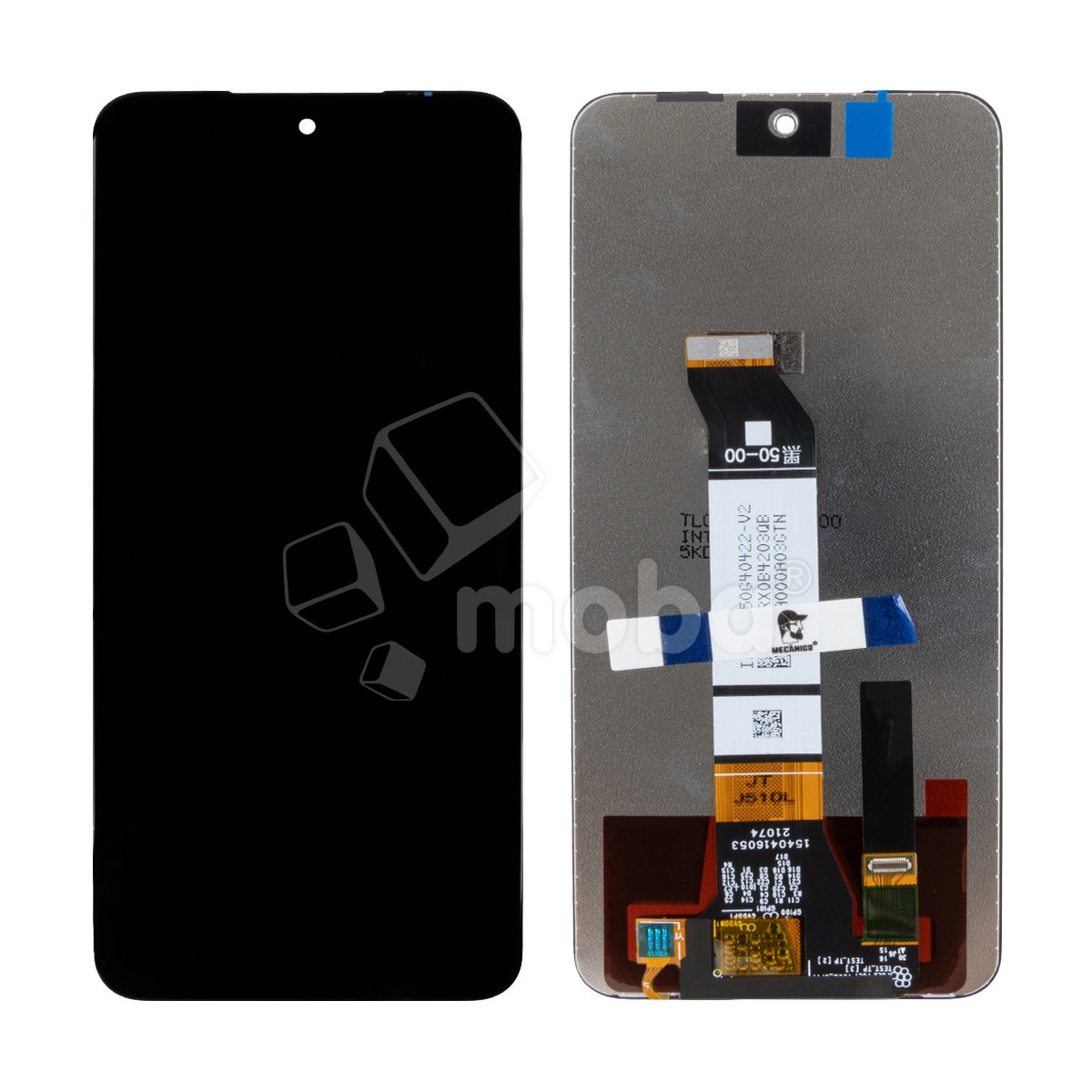 Дисплей для Xiaomi Poco M3 Pro 5G/Redmi Note 10T/10 5G (M2103K19Y/M2103K19PG/M2103K19PY/M2103K19G) в сборе с тачскрином Черный Mecanico - AMP