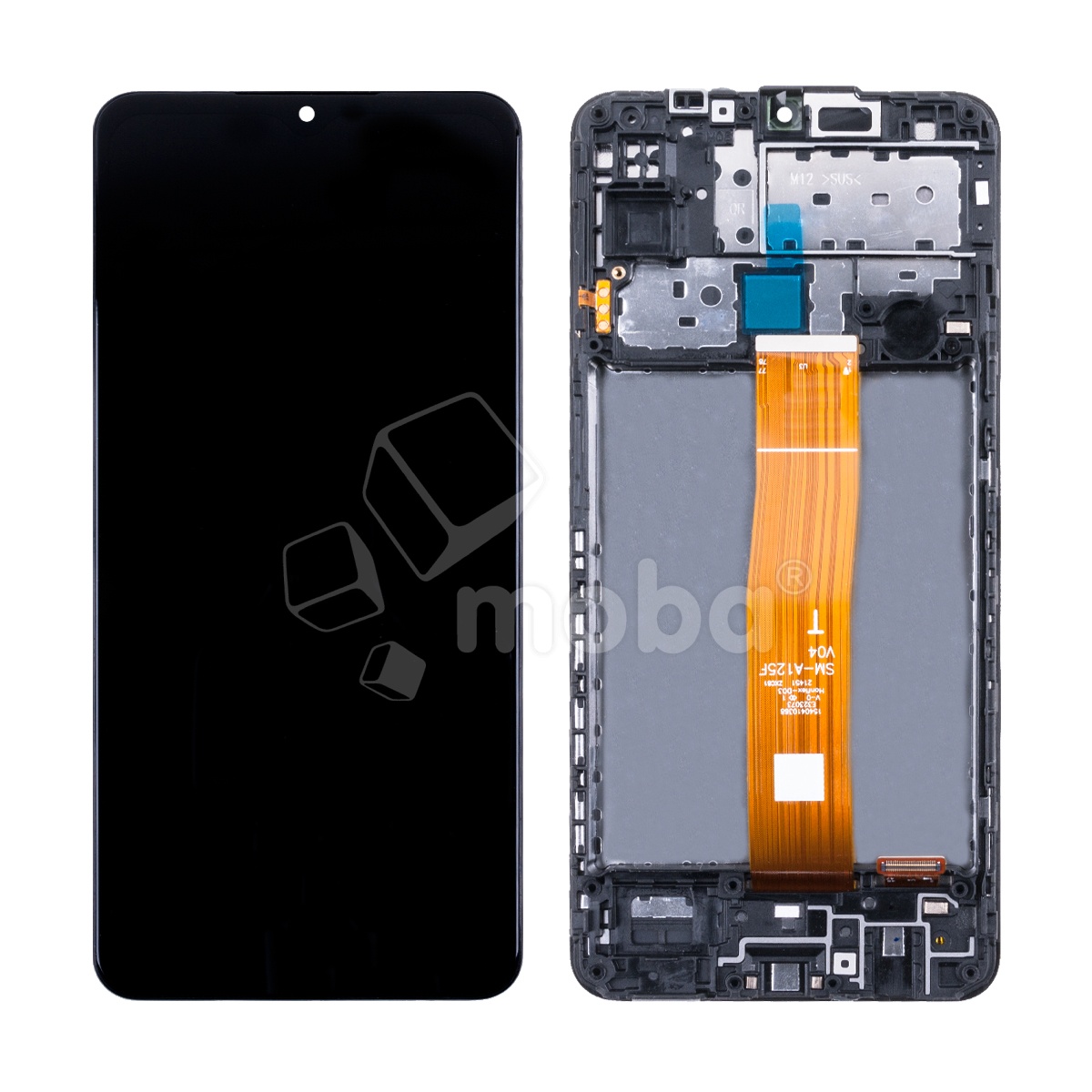 Дисплей для Samsung Galaxy M12 (M127F) модуль c рамкой Черный - OR Ref. (SP)