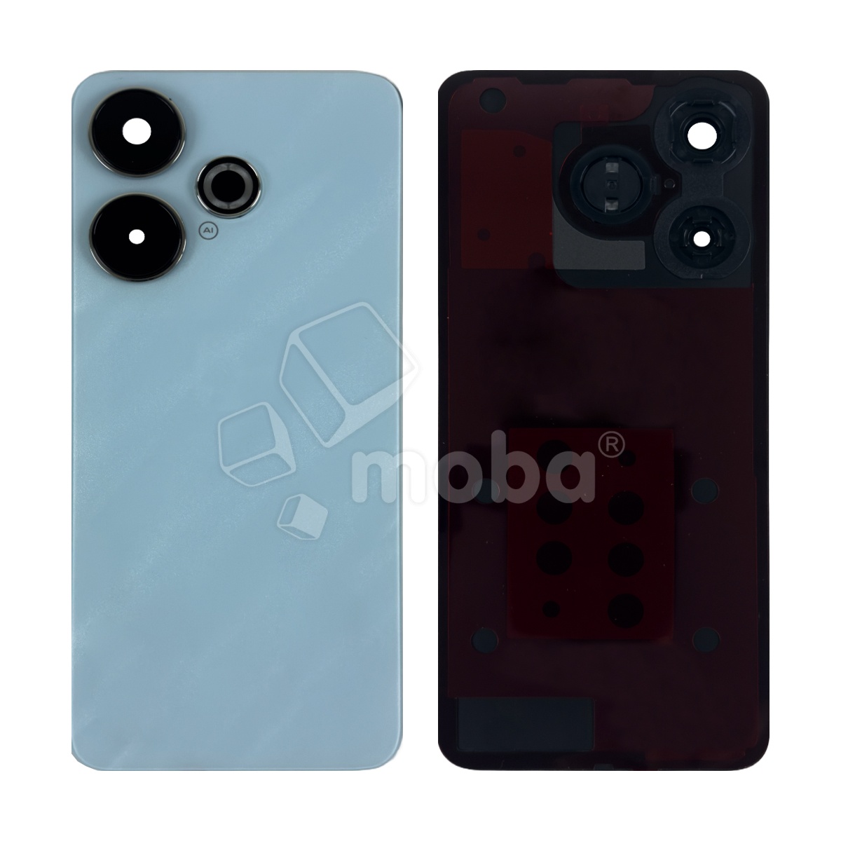 Задняя крышка для Xiaomi Redmi 13 4G (24040RN64Y/2404ARN45A) Голубой - Премиум