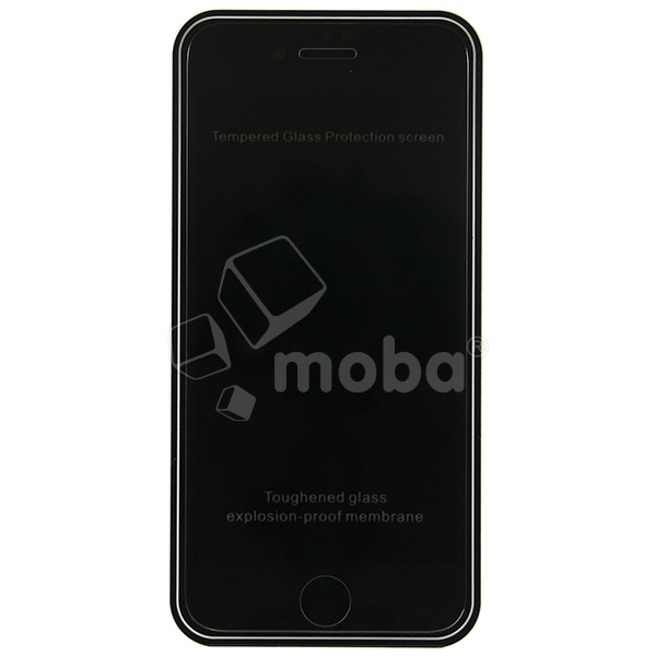 Защитное стекло "Антишпион" для iPhone 7/8/SE (2020)/SE (2022) Черный (Закалённое, полное покрытие)