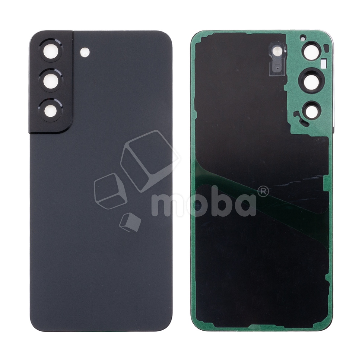 Задняя крышка для Samsung Galaxy S22 (S901B) Черный - Премиум