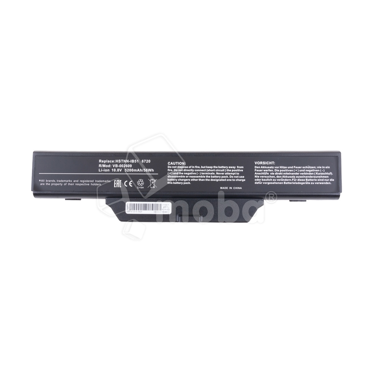 Аккумуляторная батарея для ноутбука HP Compaq 6720S, 6720T, 6730S (HSTNN-LB51) 5200 mAh