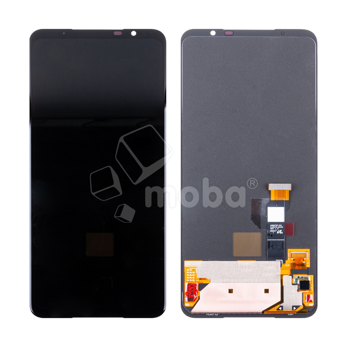 Дисплей для Asus ROG Phone 6/6 Pro/7/7 Ultimate (AI2201/AI2205) в сборе с тачскрином Черный - OR