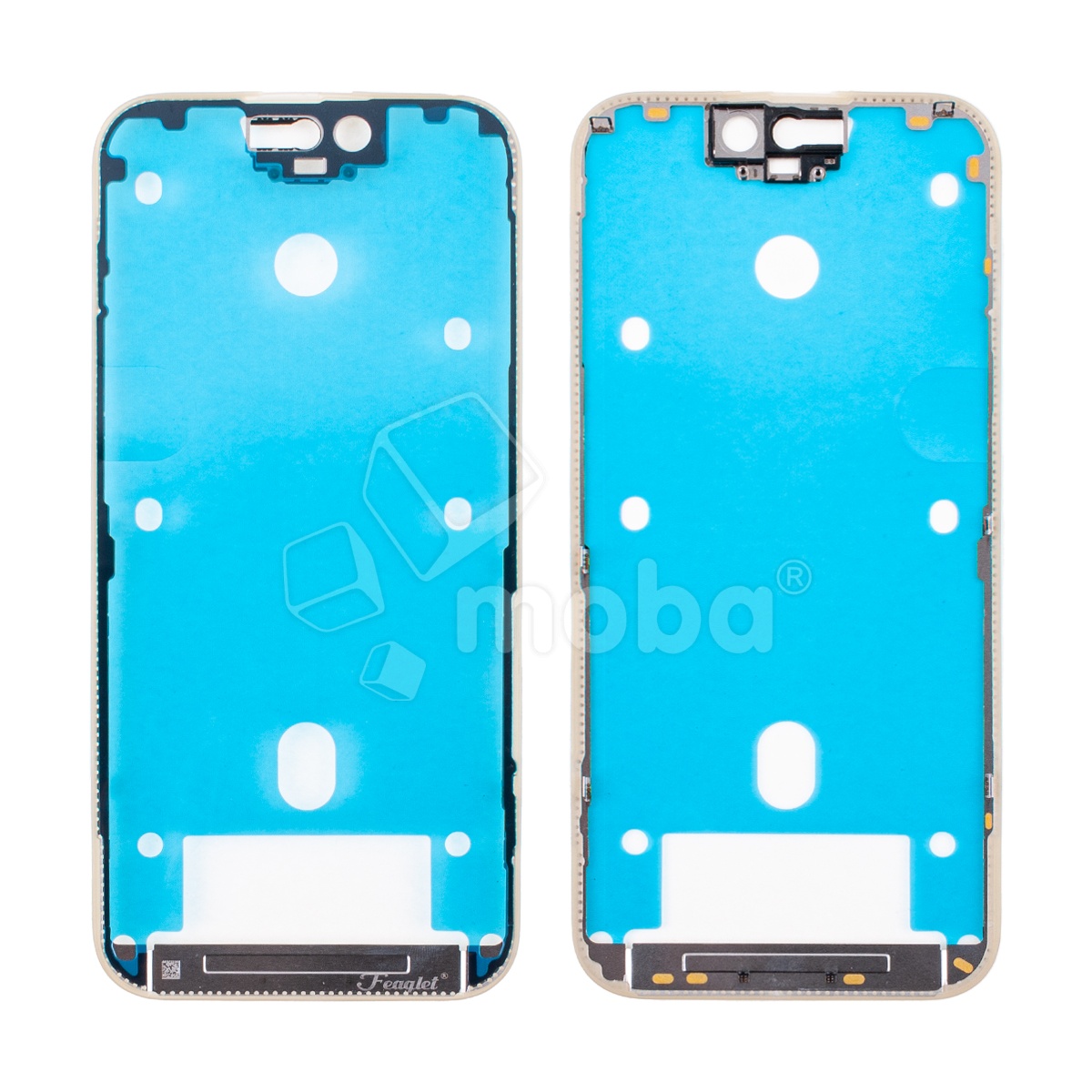 Рамка дисплея для iPhone 15 Pro (A3102) Черный - OR (Feaglet)