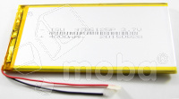Аккумулятор универсальный 3766125p 3,7v Li-Pol 4000 mAh (3.7*66*125 mm)