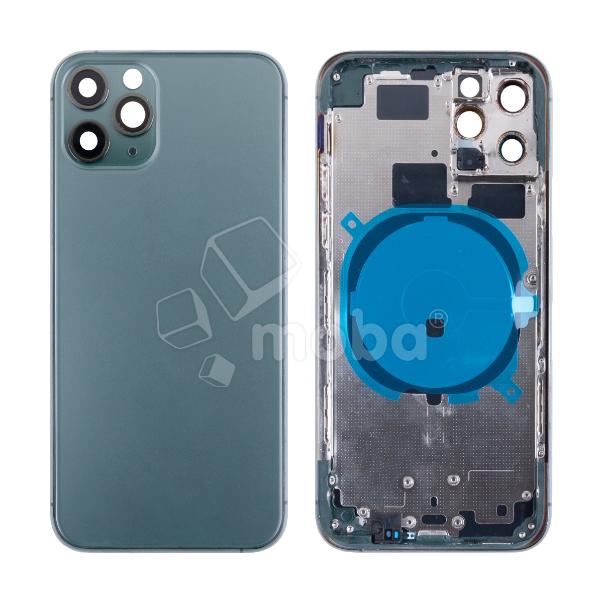 Корпус для iPhone 11 Pro (A2215) (1 Sim) Темно-зеленый - Премиум