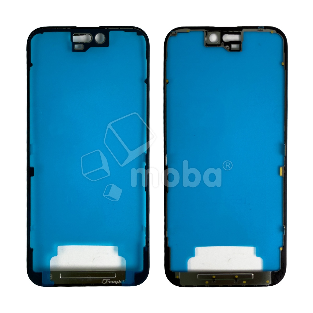Рамка дисплея для iPhone 16 Plus (A3290) Черный - OR (Feaglet)