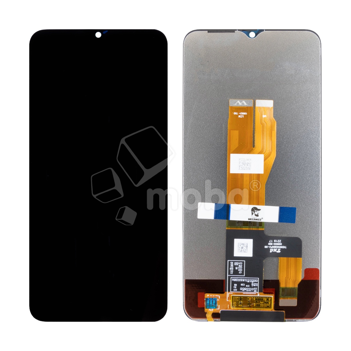 Дисплей для Realme C33 (RMX3624) в сборе с тачскрином Черный Mecanico - AMP
