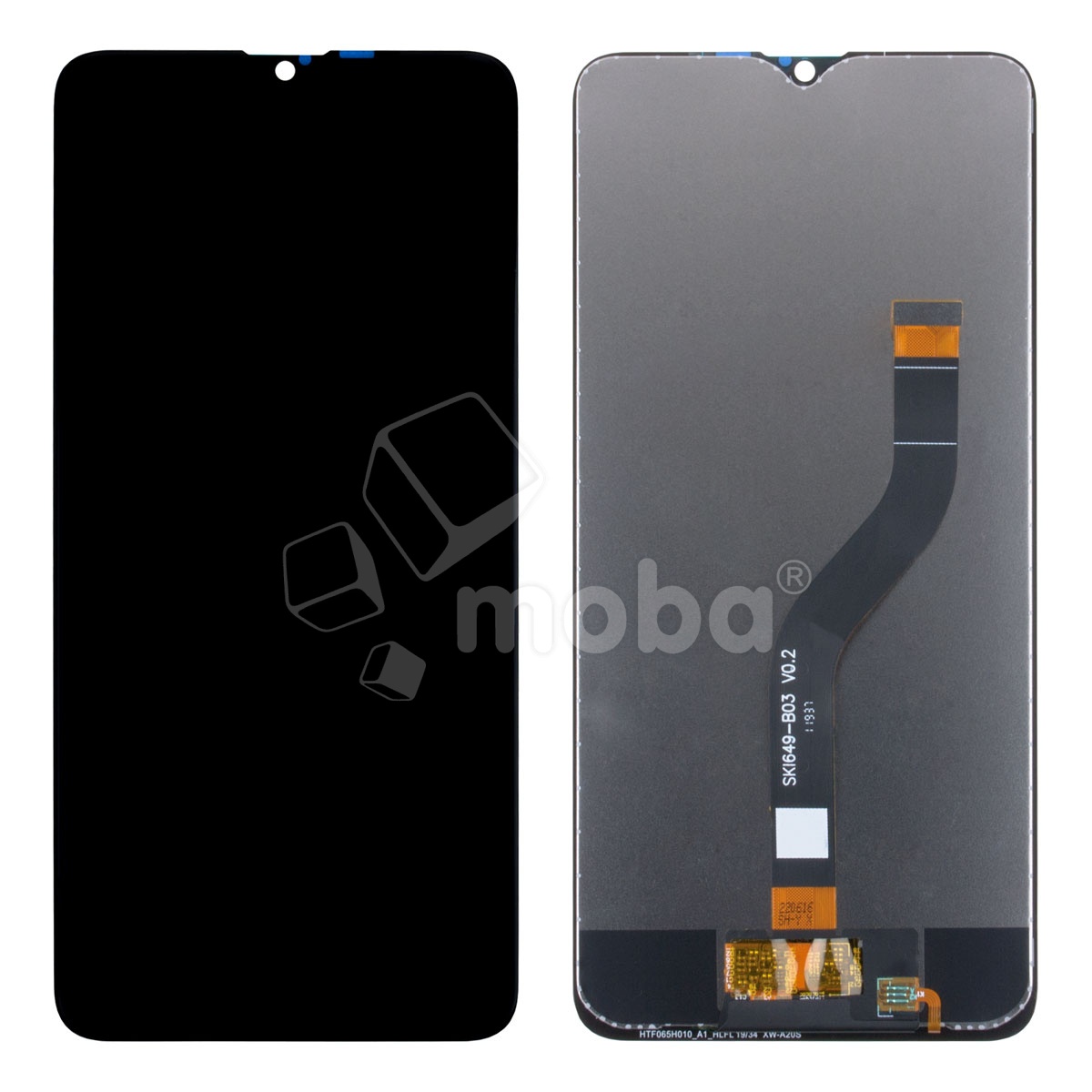 Дисплей для Samsung Galaxy A20s (A207F) в сборе с тачскрином Черный - OR (HD+, 300 Кд/м², 60 Гц)