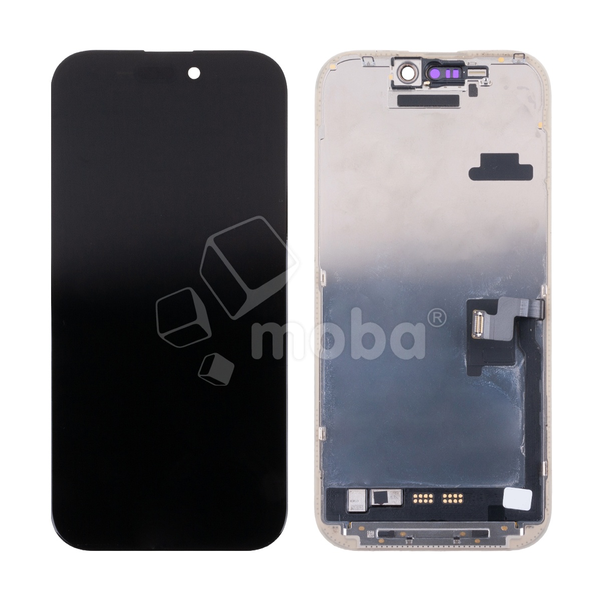 Дисплей для iPhone 16 Pro (A3293) в сборе с тачскрином Черный - OR (rev. Samsung) (Снятый, заменено ТОЛЬКО стекло)