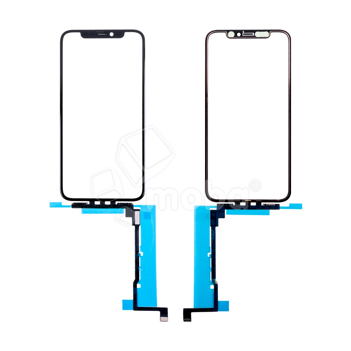 Стекло для переклейки iPhone 11 Pro (A2215) с OCA пленкой + тачскрин Черный - OR (Mitsubishi)