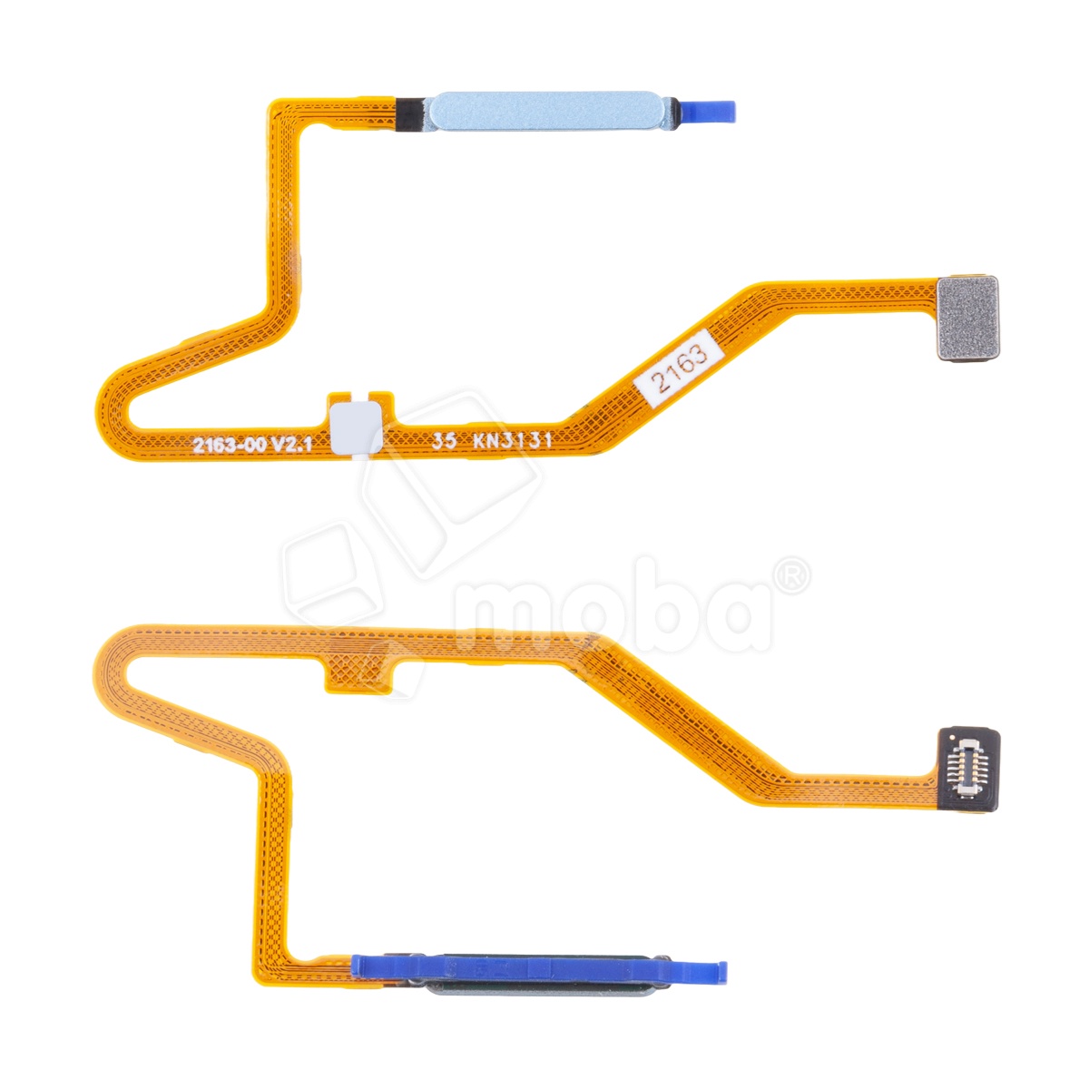 Шлейф для Xiaomi Poco X5 Pro 5G/Redmi Note 12 Pro 5G/12 Pro+ (22101320G/22101316UG/22101316C/22101316I/22101316G) сканер отпечатка пальцев Синий