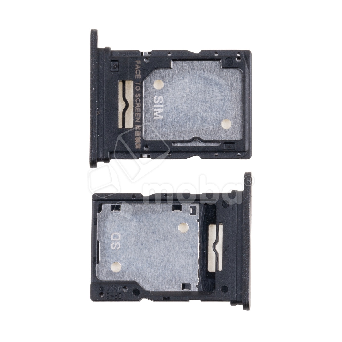Держатель SIM для Xiaomi Redmi Note 14 4G (24117RN76O/24117RN76G) Черный
