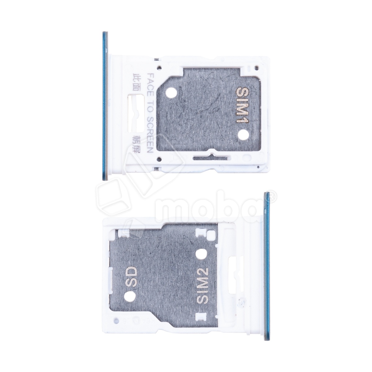 Держатель SIM для Xiaomi Redmi Note 12 Pro 4G (2209116AG) Голубой