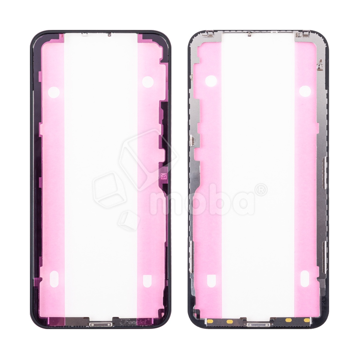 Рамка дисплея для iPhone X (A1865/A1901) Черный - OR (Feaglet)