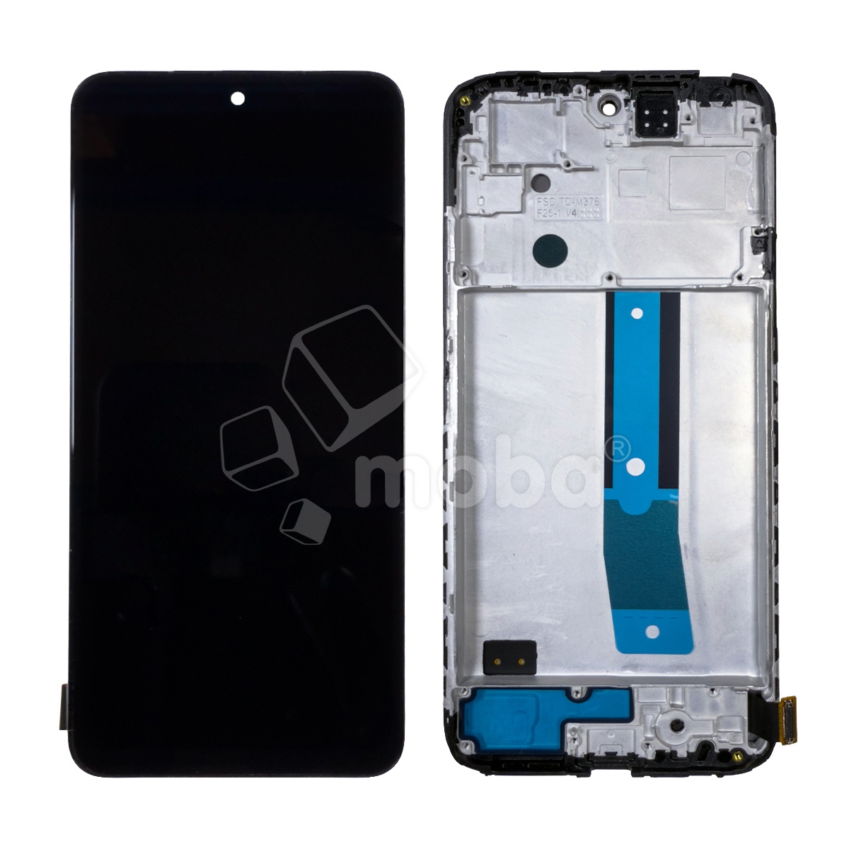 Дисплей для Xiaomi Redmi Note 12S (23030RAC7Y/2303CRA44A) модуль с рамкой Черный - (In-Cell)