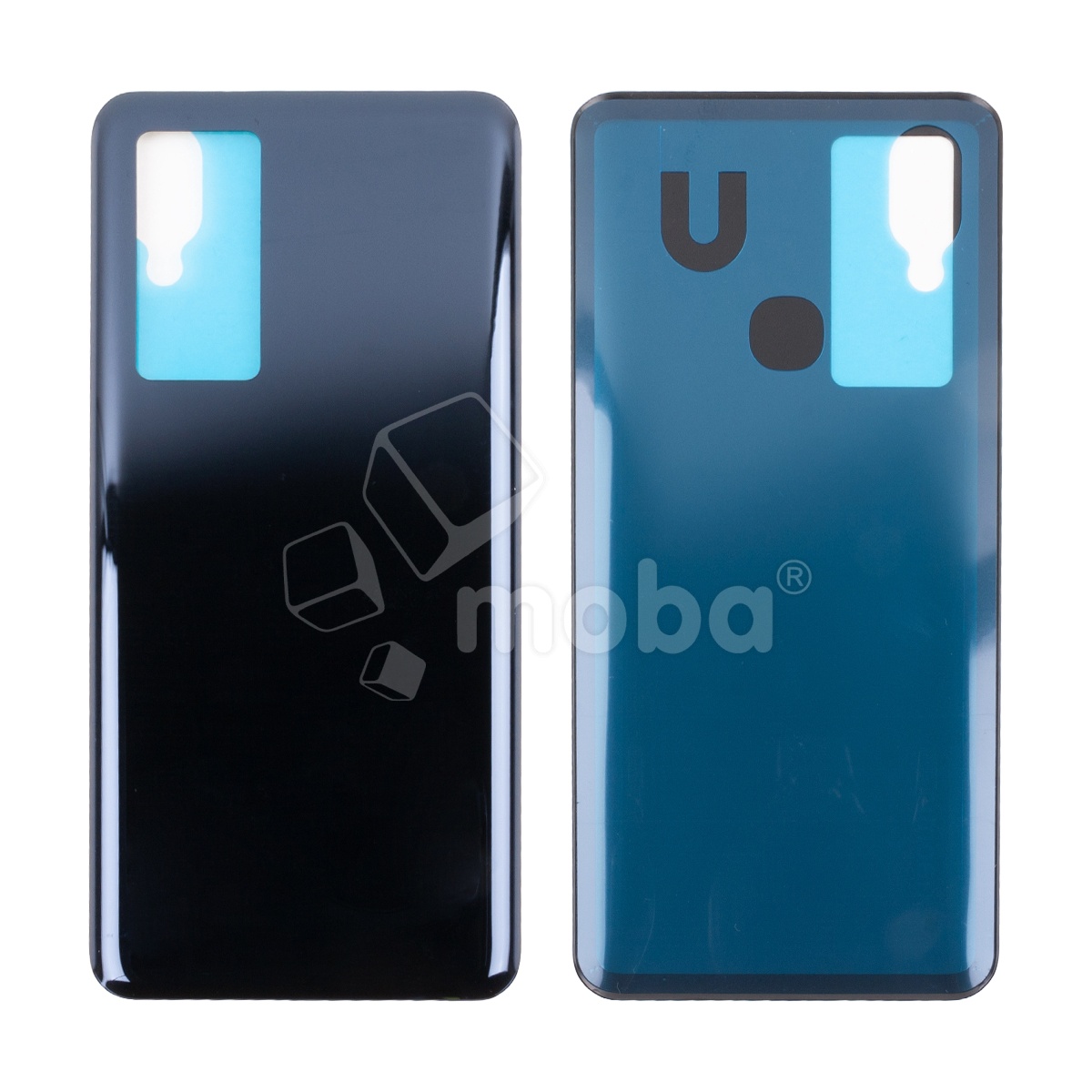 Задняя крышка для Xiaomi 12T/12T Pro (22071212AG/22081212UG) Черный (Глянцевая)