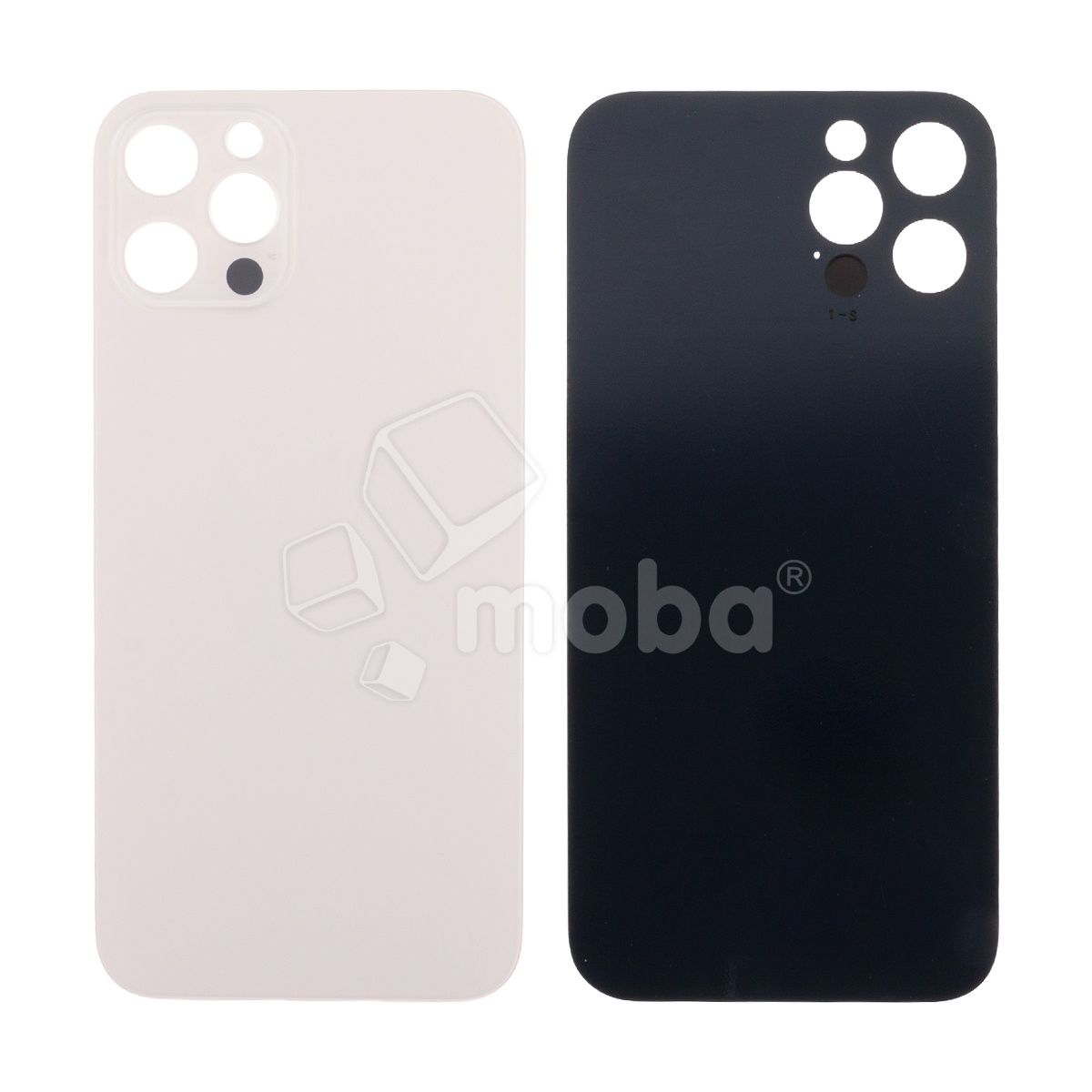 Задняя крышка для iPhone 12 Pro (A2407) Золото (стекло, узкий вырез под камеру, логотип) - Премиум