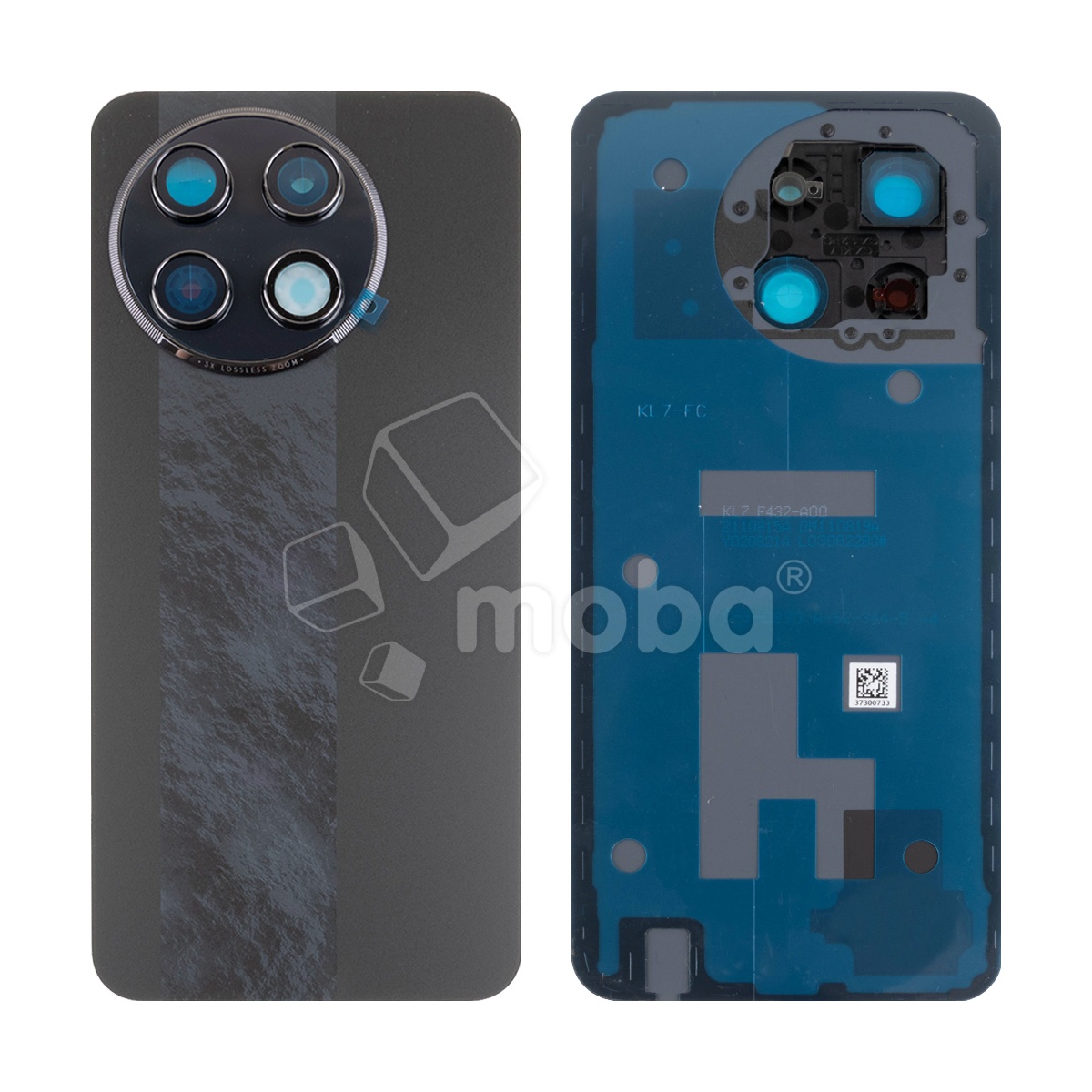 Задняя крышка для Tecno Spark 30 Pro (KL7) Черный - Премиум