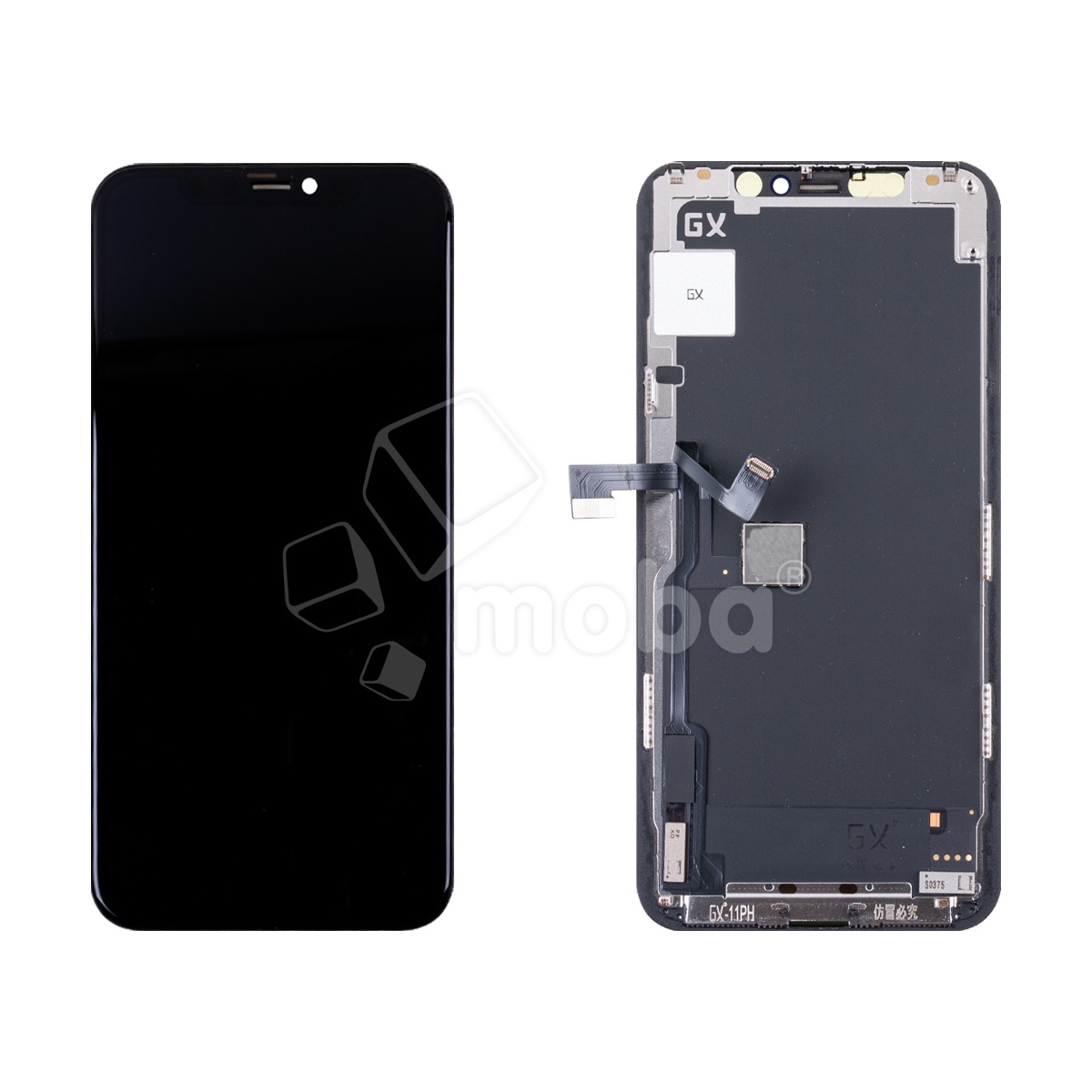 Дисплей для iPhone 11 Pro (A2215) в сборе с тачскрином Черный - GX (Hard OLED, HD COF, 600 Кд/м²) (площадка под IC)