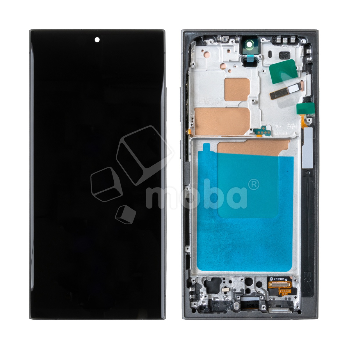 Дисплей для Samsung Galaxy S24 Ultra (S928B) модуль с рамкой Черный - (In-Cell)