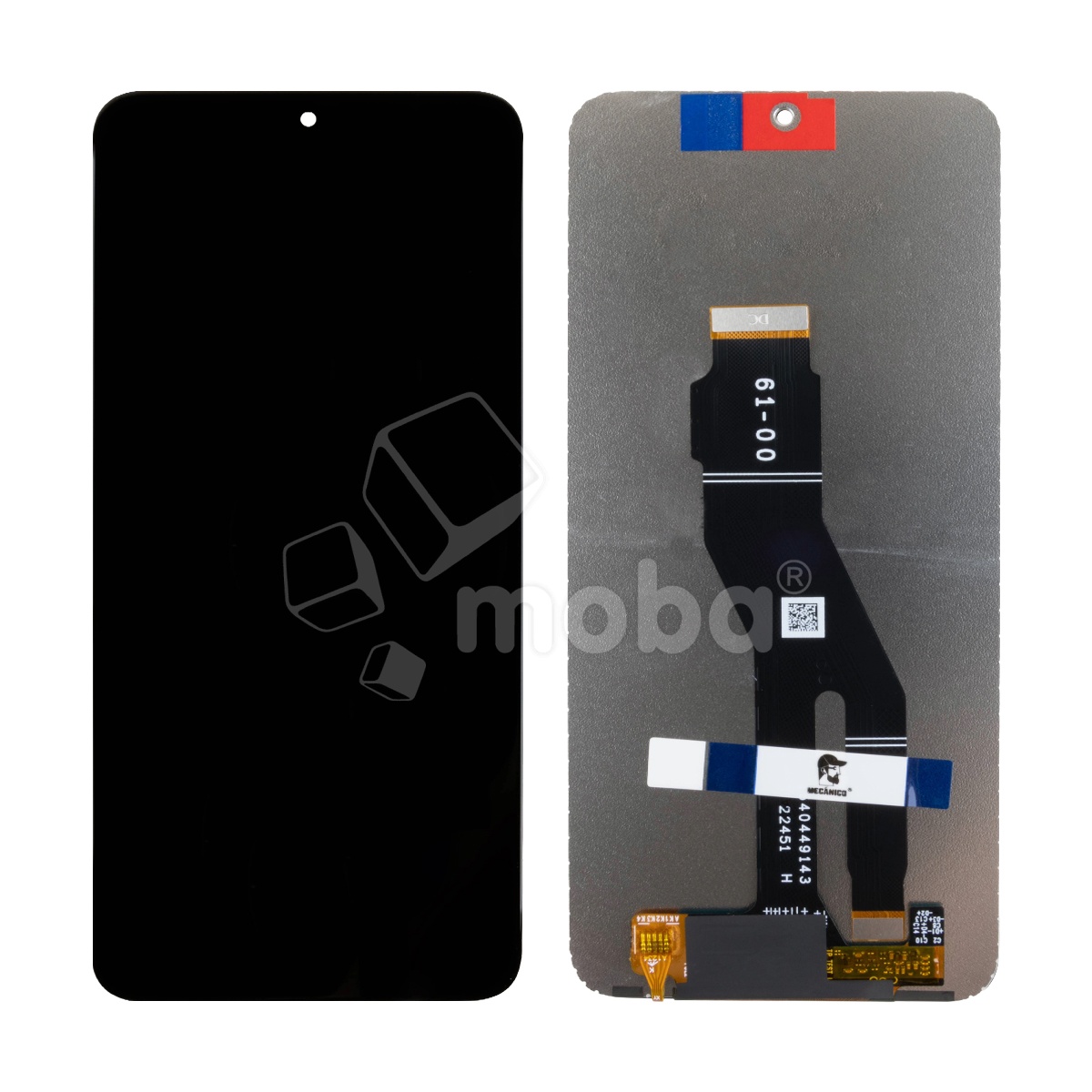 Дисплей для Huawei Honor X8a 4G/90 Lite (CRT-LX1/CRT-NX1) в сборе с тачскрином Черный Mecanico - AMP