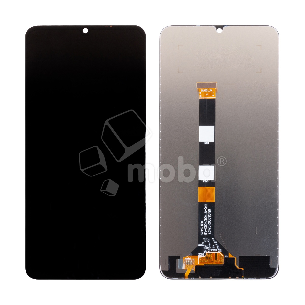 Дисплей для Realme Note 50 (RMX3834) в сборе с тачскрином Черный - OR100 (HD+, 400 Кд/м², 90 Гц)