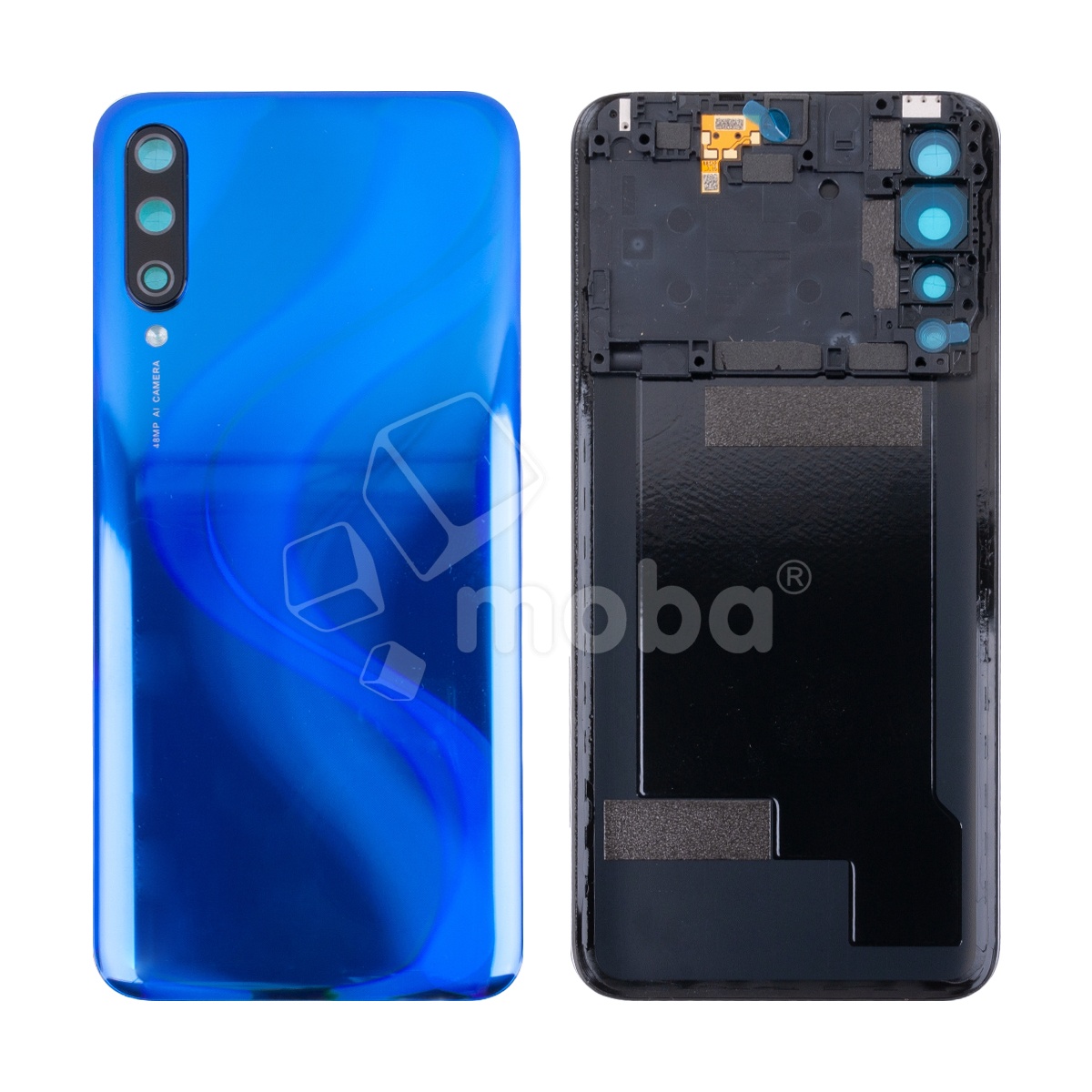 Задняя крышка для Xiaomi Mi A3 (M1906F9SH) Синий - Премиум