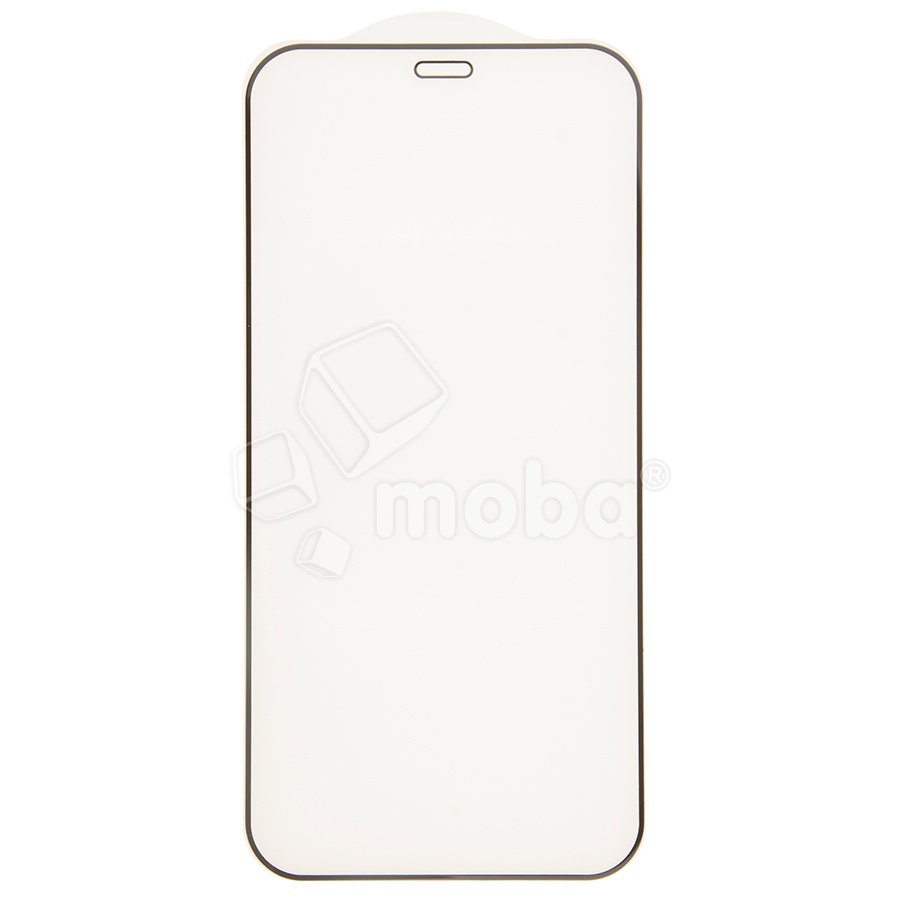 Защитное стекло "Премиум" для iPhone 12 mini Черный (Закалённое+, полное покрытие)